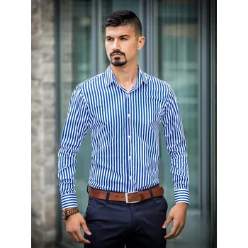 Pánská košile Pruhovaná pánská košile VS-PK-1850, VELIKOST XXS