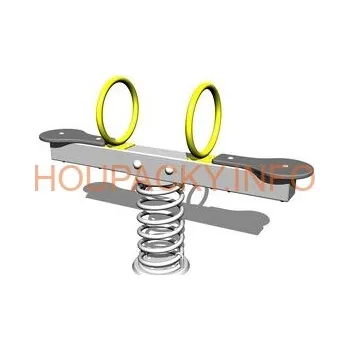 Dětská houpačka Vahadlová dvojhoupačka na pružině VH102KS - stříbrná