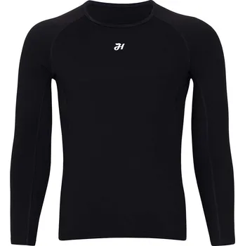 Cyklistické oblečení HOLOKOLO Cyklistické triko s dlouhým rukávem - WINTER BASE LAYER - černá M