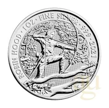 1 unce stříbrná mince Myths and Legends - Robin Hood 2021