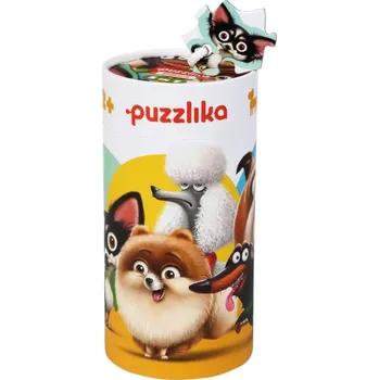 Puzzle puzzlika psi 5 v 1 – dětské obrázkové puzzle 27 dílků