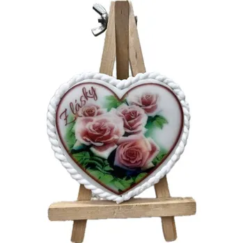 Dortisimo Perníček Srdíčko s růžemi Z lásky (1 ks)