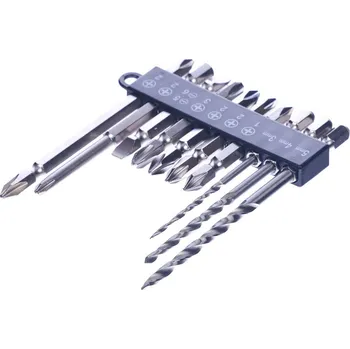 Bit Sada šroubovacích bitů a vrtáků E-VALUE - 10 ks