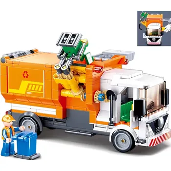 Stavebnice Sluban Sluban B1066 Popelářský vůz