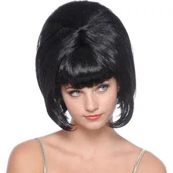 Karnevalová paruka FUNNY FASHION Paruka retro černá