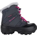 Dětská zimní obuv Columbia CHILDRENS ROPE TOW 9 Tmavě šedá, Bílá, Černá, Růžová