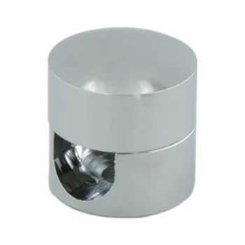 kabelová chránička Elhard Držák na kabel, nástěnný, 16x17mm, chromový