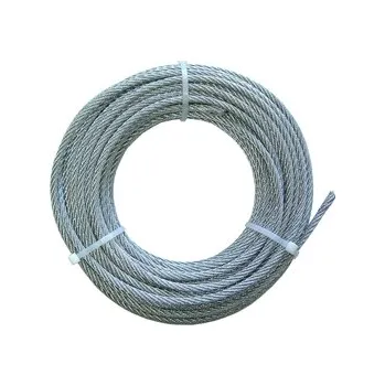 Lano Ocelové lano DIN3055 6x7 3,0 mm - 25 metru