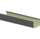 Gutta GuttaKROP hranatý žlab Varianta: guttaKROP hranatý žlab - 135 x 4000 mm - antracit