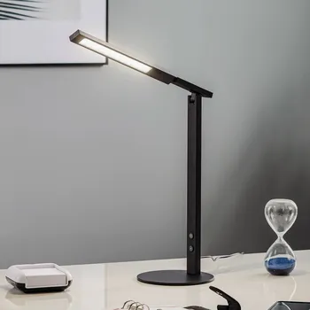 Lampička Fabas Luce LED stolní lampa Ideální se stmívačem, černá - Ø základna 15 cm černý LED 10 W celkem - Doprava zdarma