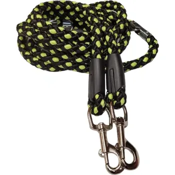 Vodítko pro psa Palkar přepínací vodítko pro psy 250 cm x 10 mm černo-fosforová