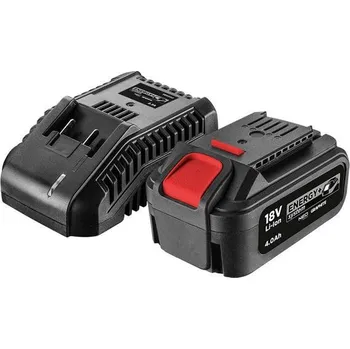 spínaný zdroj Sada baterie a nabíječky, 58GE132, 4 ah baterie + nabíječka, GRAPHITE