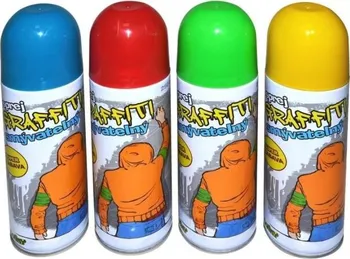 Barva ve spreji Wiky Graffiti křída ve spreji omyvatelná 250 ml mix barev