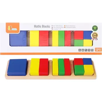 Dřevěná hračka Dřevěné matematické tvary