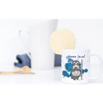 Hrnek Boss Level - Růžová