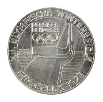 100 šilinků stříbrná mince Rakousko 1974-1979