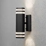 Konstsmide Venkovní nástěnné světlo Modena, 2 zdroje, černá černá matná 2 x 35 W - Doprava zdarma