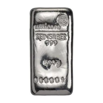 250 gramů stříbrný slitek