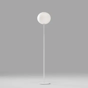 Lampička Rotaliana Flow Glass F2 stojací lampa Ø 33 cm - Ø základny 28 cm bílý matný 1 x 15 W - Doprava zdarma
