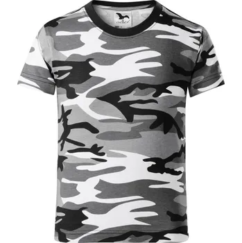 Malfini Camouflage Dětské triko 149 camouflage gray 146