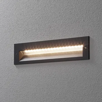 Lampička BEGA 33055 LLED podhledové 3&nbsp;000K grafit 32 cm - montážní otvor - šířka 30,6 cm, výška 6 cm LED celkem 11 W - Doprava zdarma