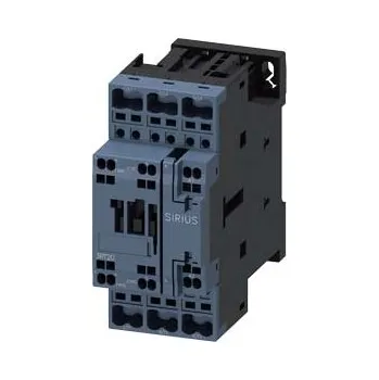 modulární přístroj a rozvaděč SIEMENS Stykač AC-3, 25A/11kW/400V, 3pólový, AC 230V, 50/60Hz 1 NO + 1 NC, pružinová svorka 3RT2026-2AL20