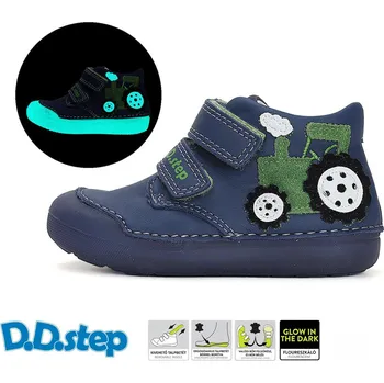 Dívčí obuv D.D.step chlapecká obuv S066-42263B Barva: modrá, Velikost: 22
