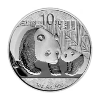 1 kilogram stříbrná mince China Panda 2011 proof