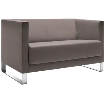 Sedací souprava VELA - 2V, křeslo, látka VX EV 14 - látka sv. šedá