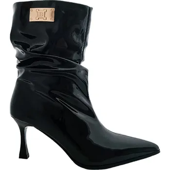 Dámské kozačky Kotníkové kozačky Laura Biagiotti WK Patent Black Velikost: 37
