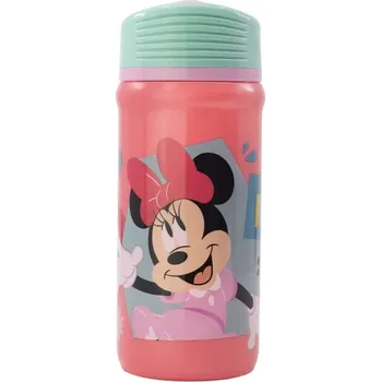 Láhev STOR Plastová láhev MINNIE MOUSE Twister, 390ml, 74405