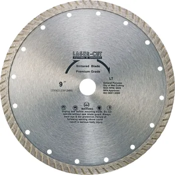 Řezný kotouč LASER CUT L00120 - Diamantový kotouč celoobvodový 230 x 22,23 x 12mm LT