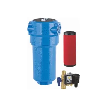 Kompresor Filtr vzduchu AAF 0186 (G 1") , Filtrační vložka P (předfiltr 3 μm), Odpouštění kondenzátu TD 16 M (automat časový 230V), Indikátor ne