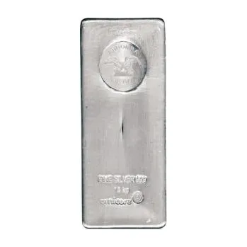 15 kilogramů stříbrný Umicore Andorra mincovní slitek