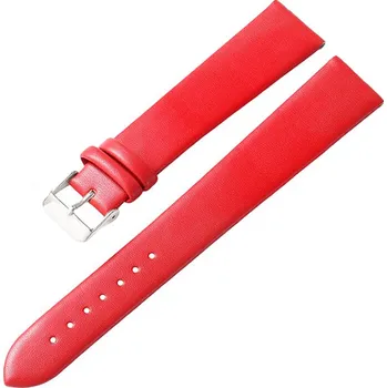 Řemínek na hodinky Lige Kožený řemínek k hodinkám / šířka 22mm / červený 661010