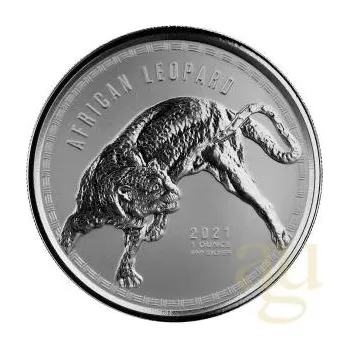 1 unce stříbrná mince Afrika Ghana Leopard 2021