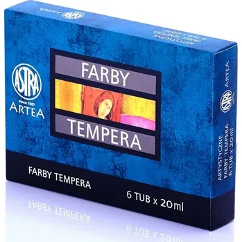 Vodová barva Art&Hobby ARTEA Temperové barvy Profi 6x20ml, 83419901