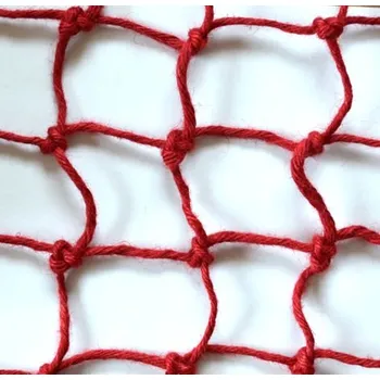 dekorační síť Dekorační síť jutová červená oko 7 cm Rozměr (m): 1x1