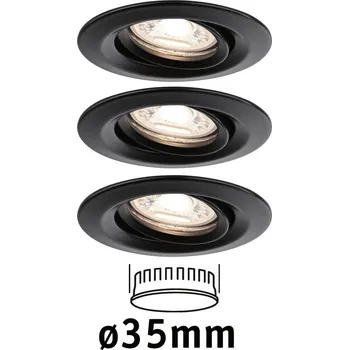 Lampička Paulmann Nova Mini Plus LED easydim 3 černá černá matná 3 x 4,2 W LED - Doprava zdarma
