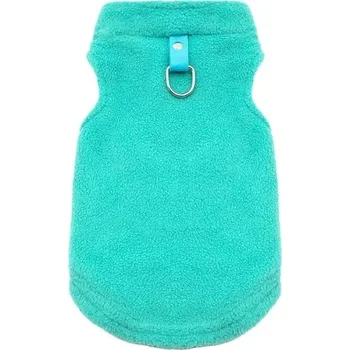 Obleček pro psa Teplý fleecový kabát pro malé psy - Světle modrá,M