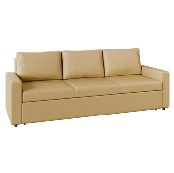 Sedací souprava TAMARA, pohovka, koženka béžová