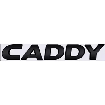 Znak automobilu Nápis na kapotu CADDY černý - samolepící