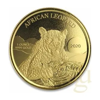 1 unce zlatá mince Afrika Ghana Leopard 2020 - leštěná deska