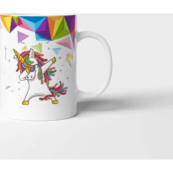 Hrnek Jednorožec Dance - Žlutá