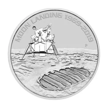 1 unce stříbrná mince Austrálie Apollo 11 - 50 Jahre Mondlandung 2019