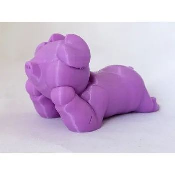 Filament Vzorek FIBER3D PLA filament svítící ve tmě 1,75 mm 10 m pro 3D pero, Barva Fialová