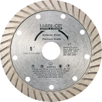 Řezný kotouč LASER CUT L00117 - Diamantový kotouč celoobvodový 125 x 22,23 x 12mm LT