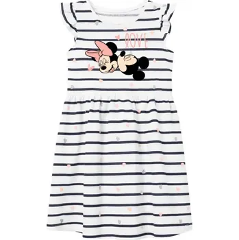 Dívčí šaty EplusM Dívčí bavlněné šaty MINNIE MOUSE Velikost: 7 let (122cm)