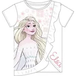 EplusM Dívčí bavlené triko DISNEY FROZEN, bílé