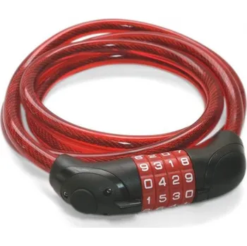 Visací zámek Coghlans zámek s lankem Gear Lock + DÁREK